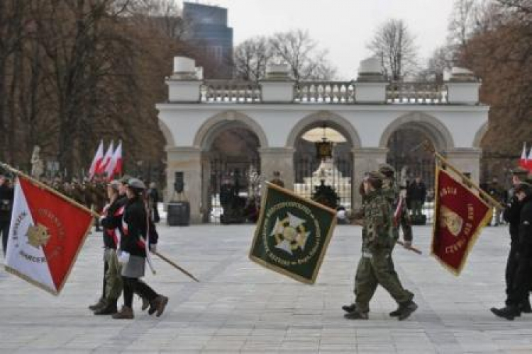 70. rocznica Akcji pod Arsenałem - uroczystości przed Grobem Nieznanego Żołnierza. Fot. PAP/R.Guz