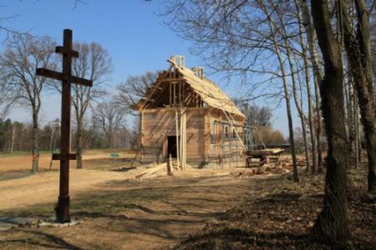 Rekonstrukcja cerkwi greckokatolickiej w Godkowie. Fot. PAP/T. Waszczuk