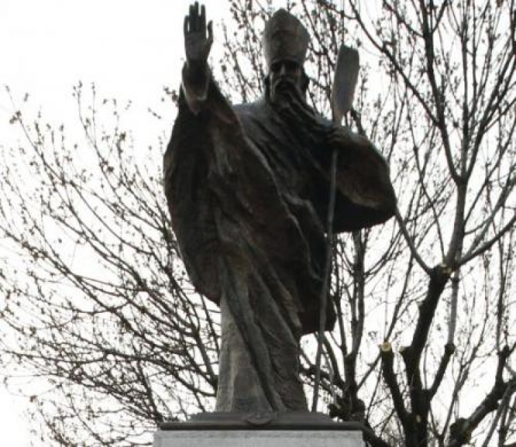 Pomnik św. Wojciecha w Mikołowie. Fot. PAP/A. Grygiel