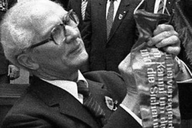 Erich Honecker, przywódca NRD w latach 19171-1989. Fot. PAP/EPA