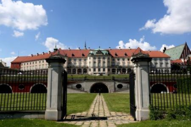 Remont i konserwacja wschodniej elewacji (od strony Wisły) Zamku Królewskiego w Warszawie. Fot. PAP/T. Gzell