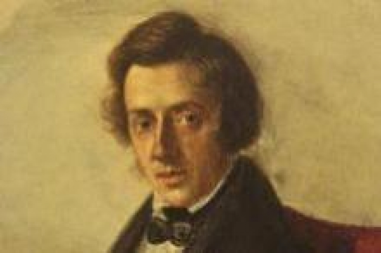 Fryderyk Chopin na obrazie Marii Wodzińskiej. Zbiory Muzeum Narodowego w Warszawie 