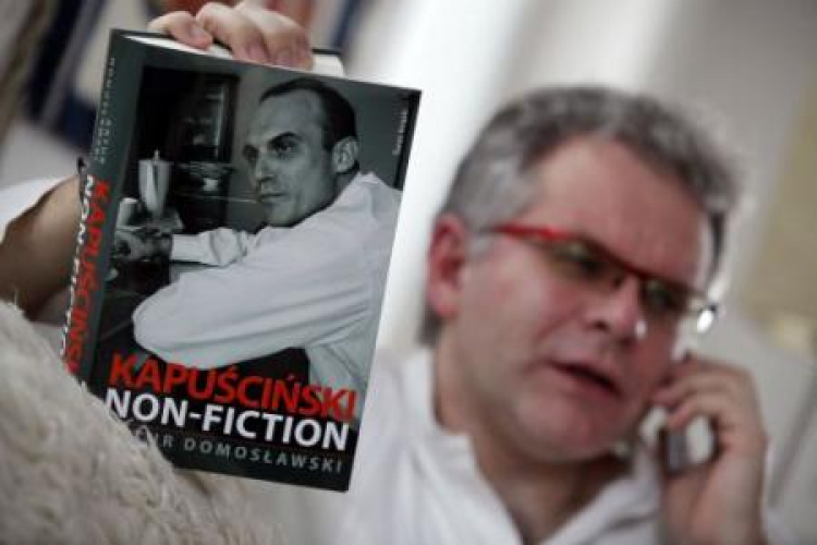 Artur Domosławski, autor książki "Kapuściński non-fiction”. Fot. PAP/G. Jakubowski