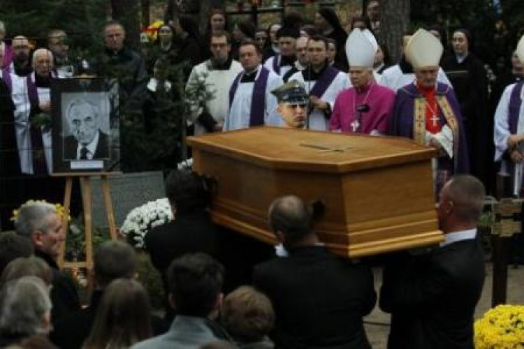 Uroczystości pogrzebowe byłego premiera Tadeusza Mazowieckiego. Fot. PAP/R. Pietruszka