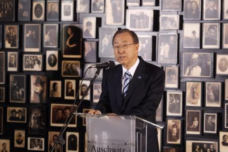 Sekretarz generalny ONZ Ban Ki Mun. Fot. PAP/J. Bednarczyk