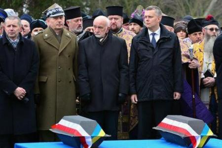 Uroczystości pogrzebowe we Włodzimierzu Wołyńskim. Fot. mjr Robert Siemaszko/DPI MON