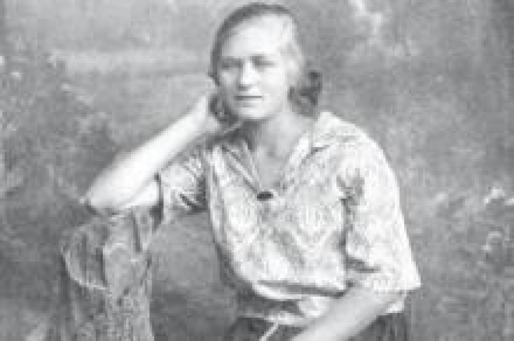 Irma Martens, lata 20. XX w., kolonia Wielikokniażeskoje. Źródło: Znaki Czasu (za: rp.pl). 