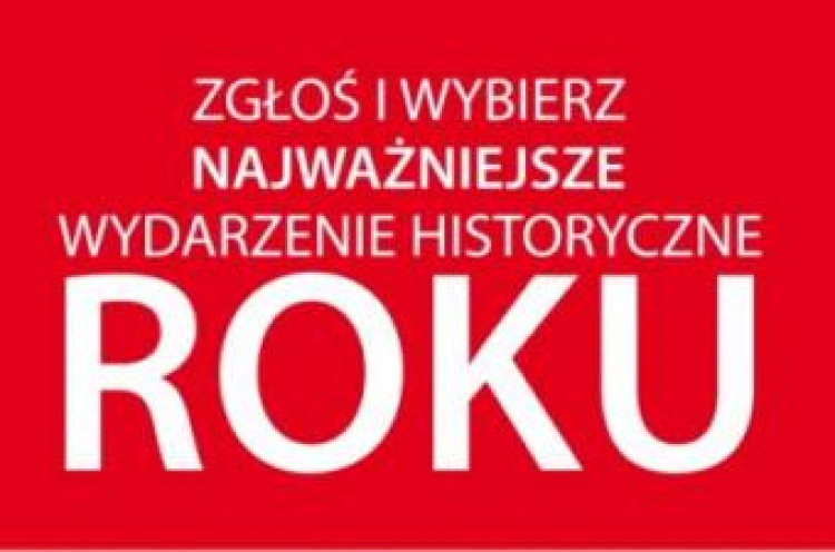 Wydarzenie Historyczne Roku 2013. Logo plebiscytu.