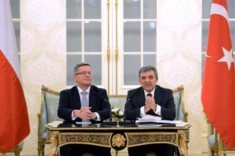  Bronisław Komorowski i Abdullah Gul. Fot. PAP/J.Turczyk