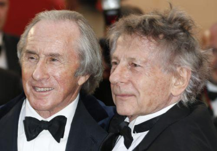 Roman Polański i Jackie Stewart. Fot. PAP/EPA