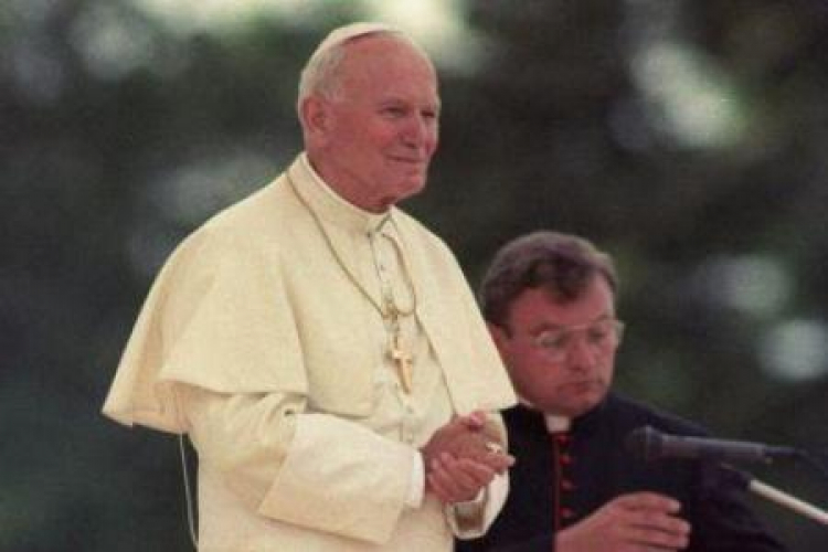 IV pielgrzymka do Polski papieża Jana Pawła II.Częstochowa 14.08.1991. Fot. PAP/T. Walczak