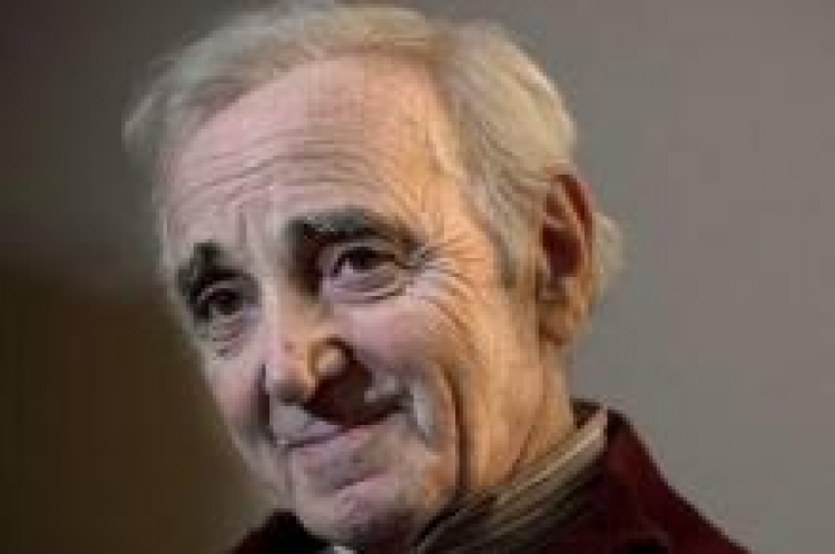 Charles  Aznavour. Fot. PAP/EPA