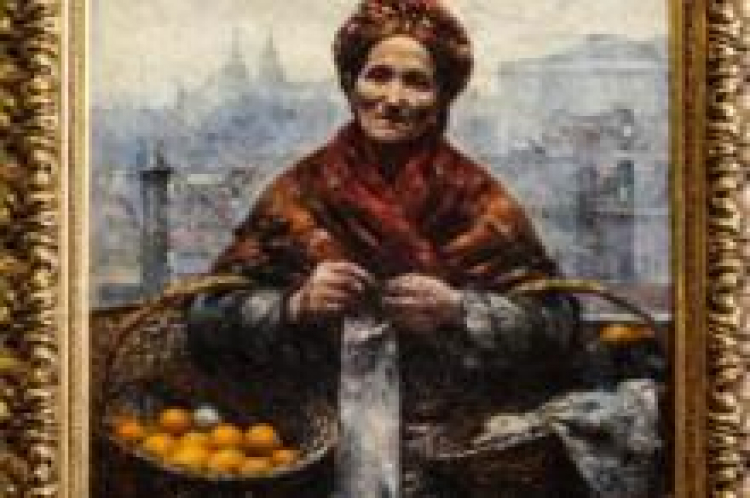 Obraz "Pomarańczarka" Aleksandra Gierymskiego. Fot. PAP/J. Kamiński Obraz "Pomarańczarka" Aleksandra Gierymskiego. Fot. PAP/J. Kamiński
