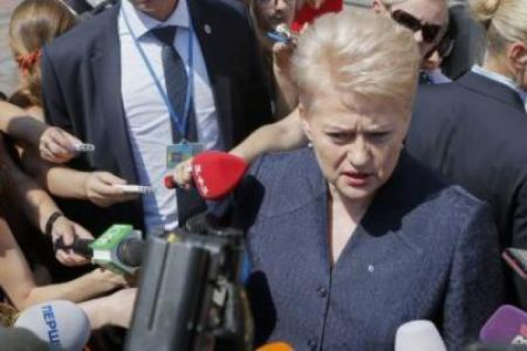 Prezydent Litwy Dalia Grybauskaite. Fot. PAP/EPA Prezydent Litwy Dalia Grybauskaite. Fot. PAP/EPA
