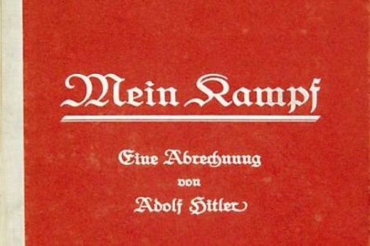 Pierwsze wydanie "Mein Kampf". Fot. PAP/EPA