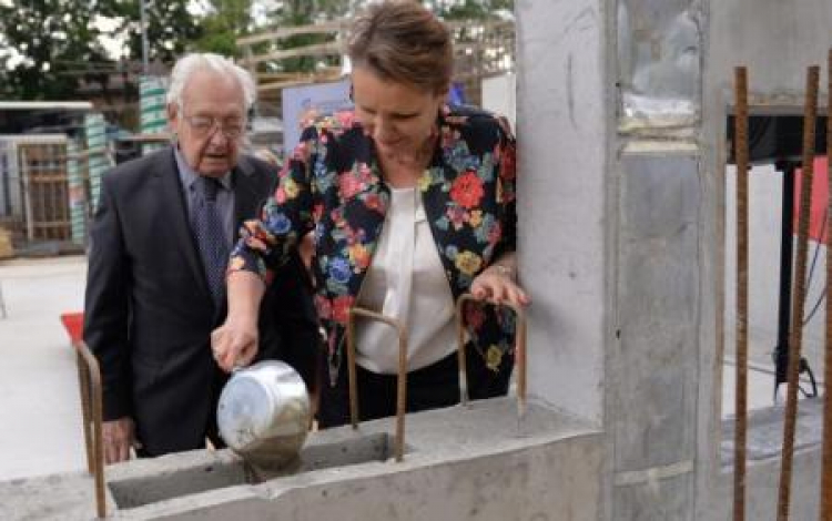 Minister Małgorzata Omilanowska i Andrzej Wajda. Fot. PAP/J. Bednarczyk