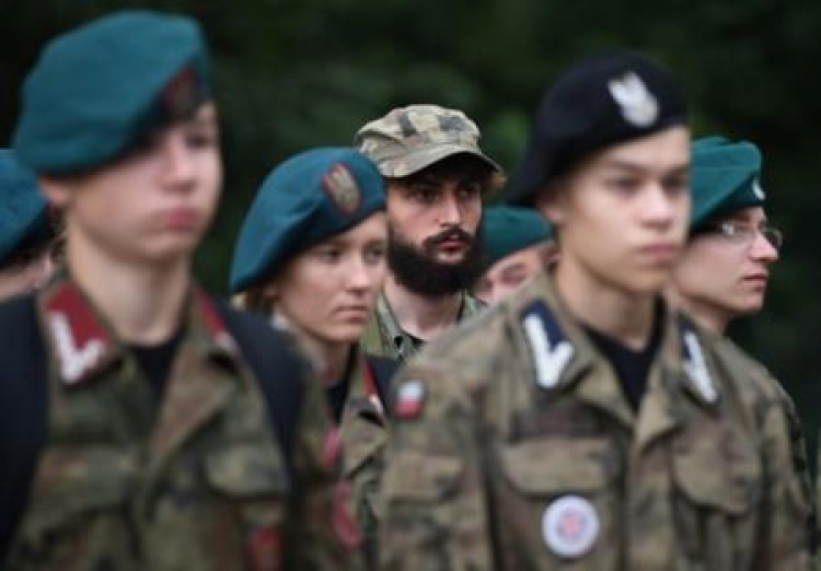  Marszu Szlakiem I Kompanii Kadrowej w setną rocznice wymarszu "kadrówki". Fot. PAP/J. Bednarczyk