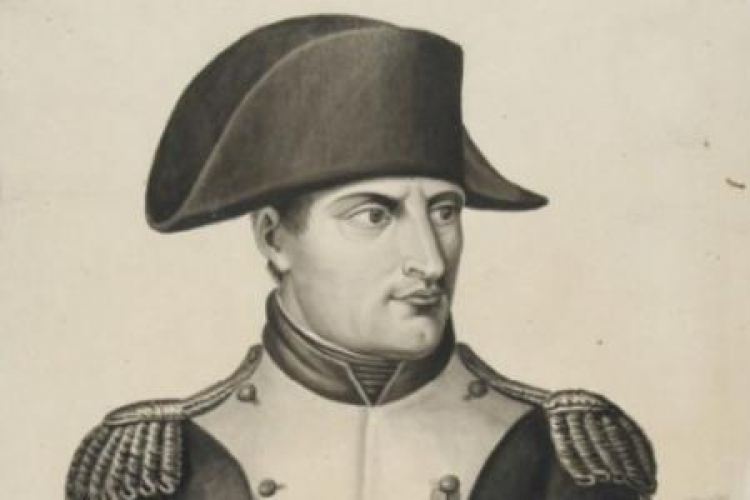 Portret Napoleona Bonaparte. Rys. Wojciech  Eljasz. Źróło: BN Polona