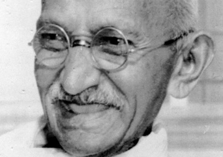 Mahatma Gandhi. Fot. PAP/CAW/Archiwum