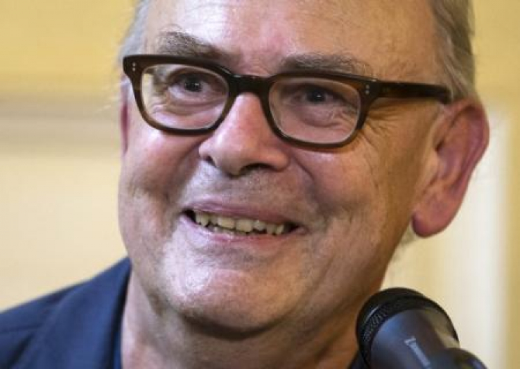 Tegoroczny laureat literackiego Nobla Patrick Modiano. Fot. PAP/EPA