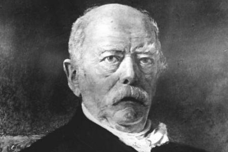 Kanclerz zjednoczonej Rzeszy Otton von Bismarck - patron i inspirator Deutscher Ostmarkenverein. Fot. PAP/CAF/Archiwum