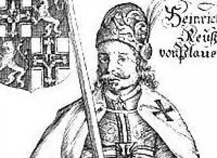 Wielki mistrz zakonu krzyżackiego Heinrich von Plauen. Źródło: Wikimedia Commons