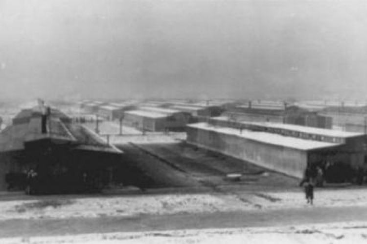 Auschwitz II-Birkenau - fragment odcinka BII. Fot. Państwowe Muzeum Auschwitz-Birkenau