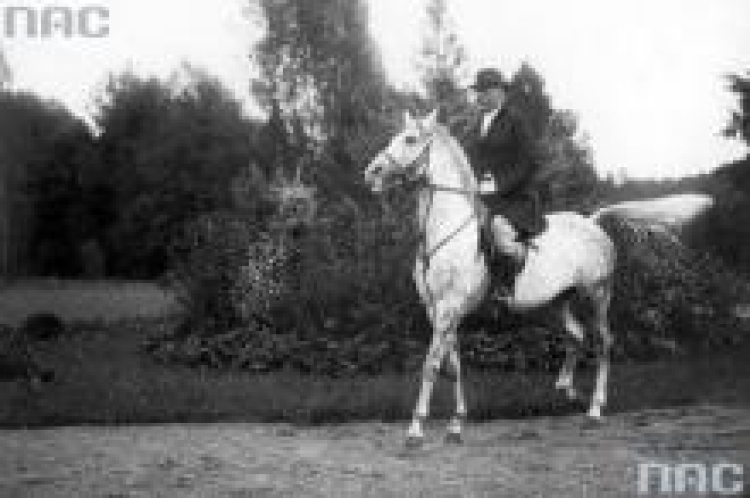 Prezydent Ignacy Mościcki w Spale. 1927 r. Fot. NAC