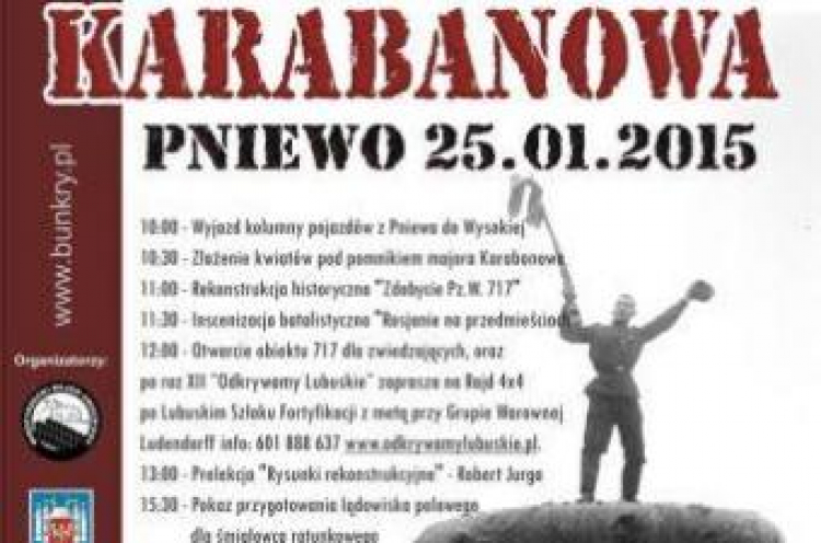 Fragment plakatu 12. Rajdu Karabanowa
