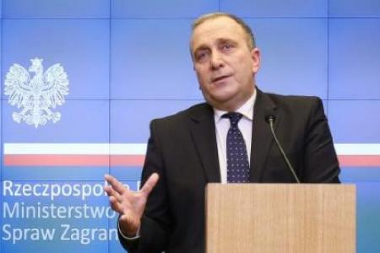 Minister spraw zagranicznych Grzegorz Schetyna. Fot. PAP/P. Supernak 
