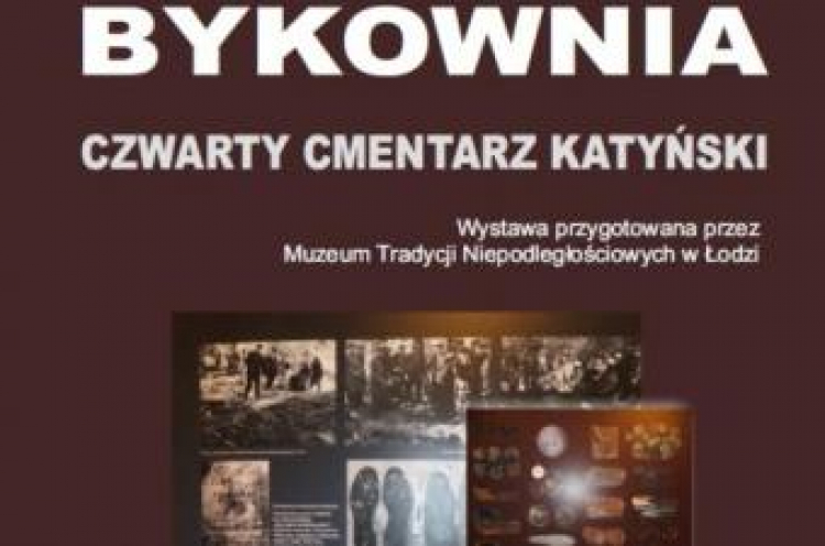 Plakat wystawy o Bykowni. Źródło: Muzeum w Tomaszowie MAz.
