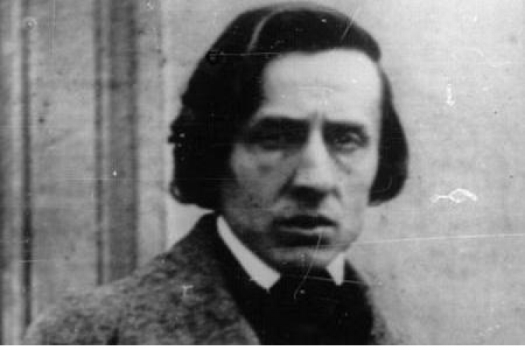 Fotografia Fryderyka Chopina z 1848 r. Fot. PAP/Reprodukcja