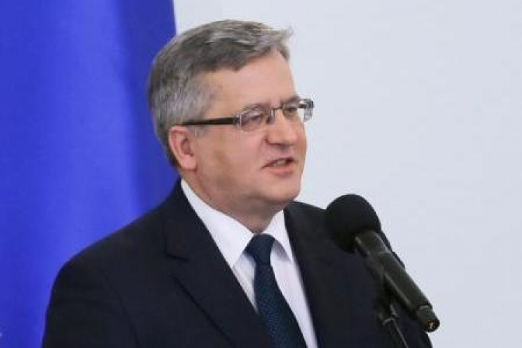 Prezydent B. Komorowski. Fot. PAP/P. Supernak