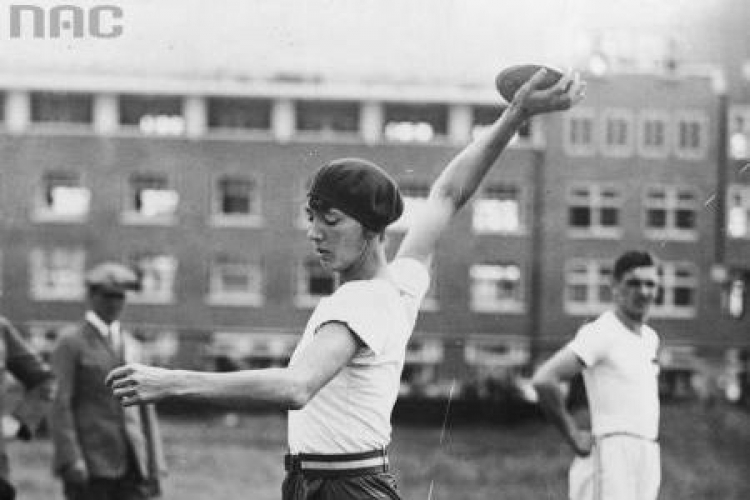 Halina Konopacka, Amsterdam, 28.06.1928. Fot. NAC