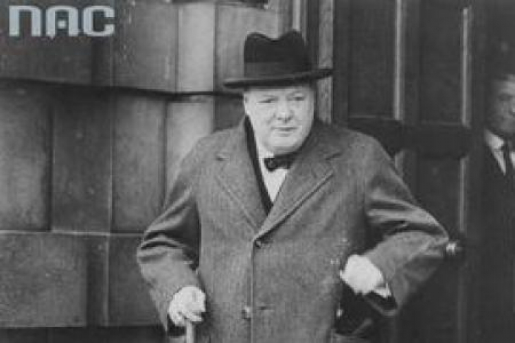 Premier Wielkiej Brytanii Winston Churchill. Fot. NAC