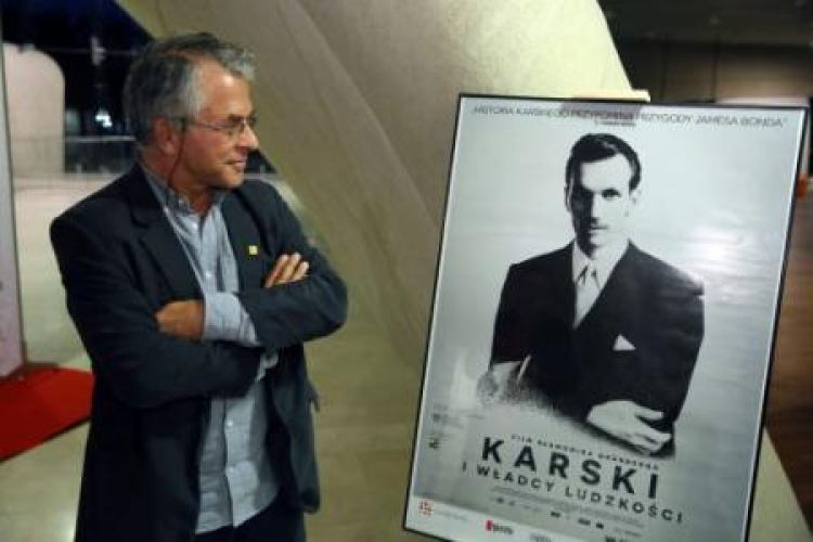 Sławomir Gruenberg, reżyser filmu „Karski i władcy ludzkości”. Fot. PAP/T. Gzell