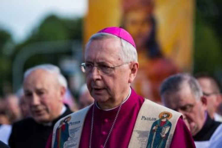 Przewodniczący Komisji Episkopatu Polski, arcybiskup Stanisław Gądecki. Poznań, 31.05.2015. Fot. PAP/M. Zakrzewski 