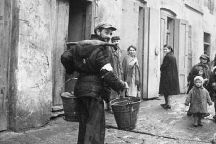 Getto lubelskie. Fot. Bundesarchiv. Źródło: Wikimedia Commons