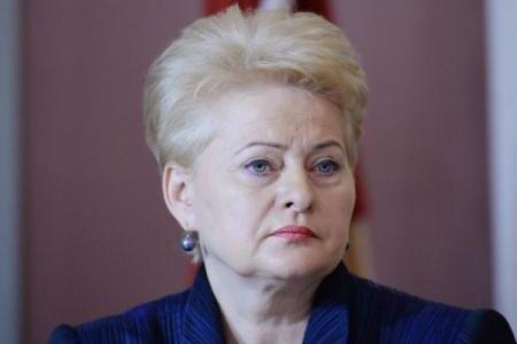 Prezydent Litwy Dalia Grybauskaite. Fot. PAP/J. Turczyk