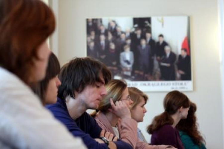 Lekcja historii w Pałacu Prezydenckim. Fot. PAP/T. Gzell