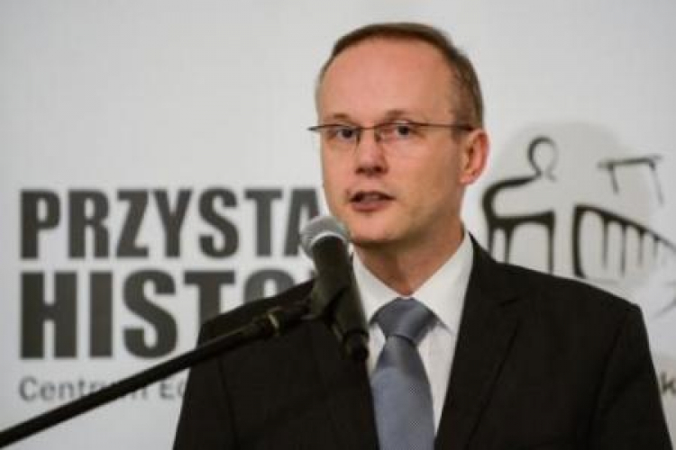 Prezes IPN Łukasz Kamiński. Fot. PAP/J. Kamiński