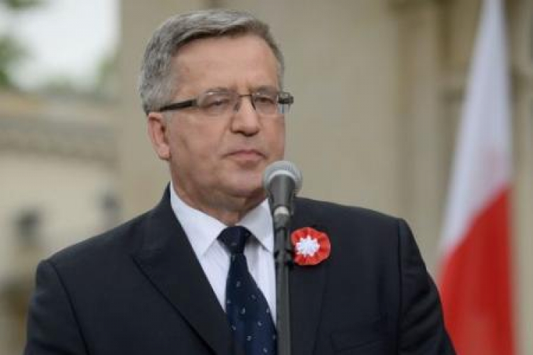 Prezydent Bronisław Komorowski. Fot. PAP/B. Zborowski