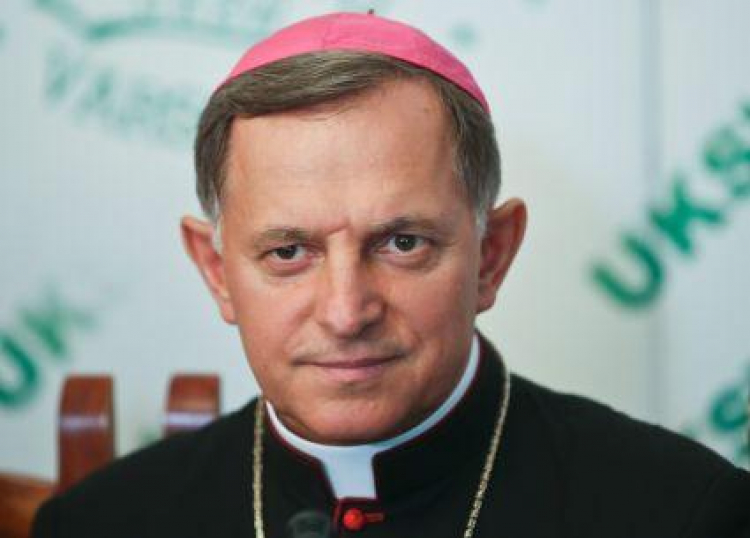 Arcybiskup Mieczysław Mokrzycki. Fot. PAP/R. Guz
