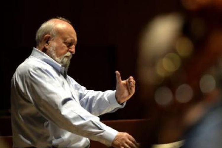 Jeden z najwybitniejszych współczesnych polskich kompozytorów i dyrygentów Krzysztof Penderecki. Fot. PAP/D. Delmanowicz