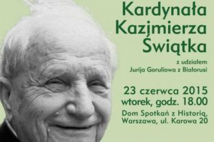 Plakat spotkania „Polesie Kardynała Kazimierza Świątka”