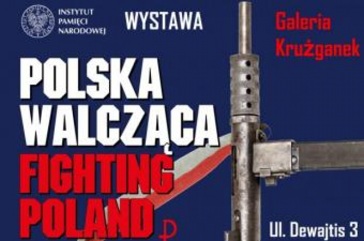 Plakat wystawy "Polska Walcząca – Fighting Poland"
