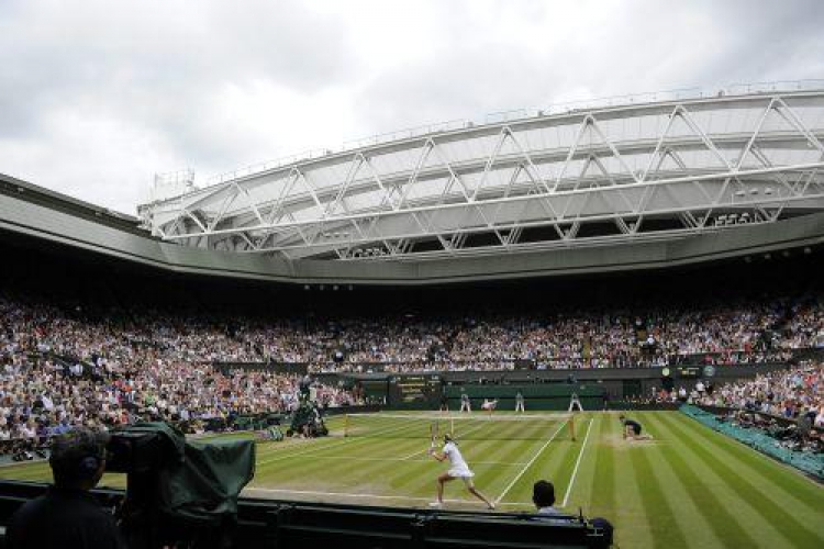 Wimbledon, kort centralny. Fot. PAP/EPA