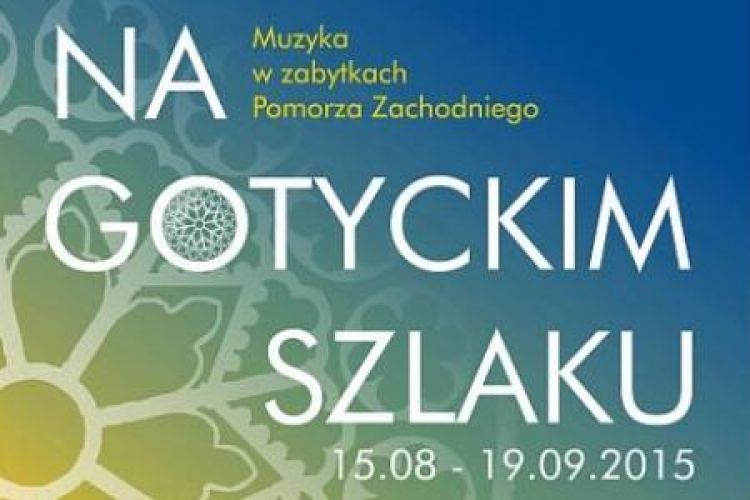 Plakat festiwalu "Na gotyckim szlaku"