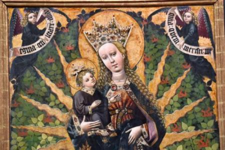 Cudowny obraz Matki Boskiej z Dzieciątkiem z kościoła w Paczółtowicach. Fot. PAP/J. Bednarczyk 