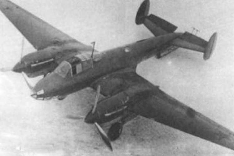 Myśliwsko-bombowy Pe-2. Źródło: Wikipedia Commons 